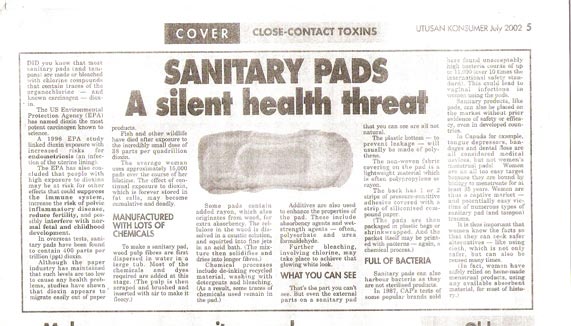 Sanitary Pads / Sanitary Napkins – A silent health threat